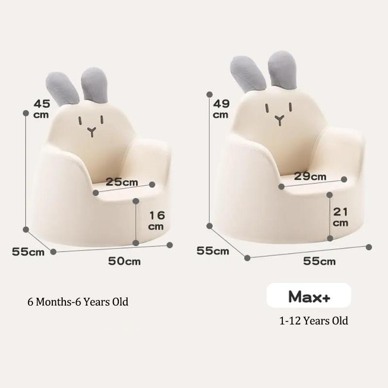 6 Months-12 Years Old Cartoon Children Armchair Sofa Infant Learning Chair Soft Tatami Safe and Anti-drop Thickened Sponge