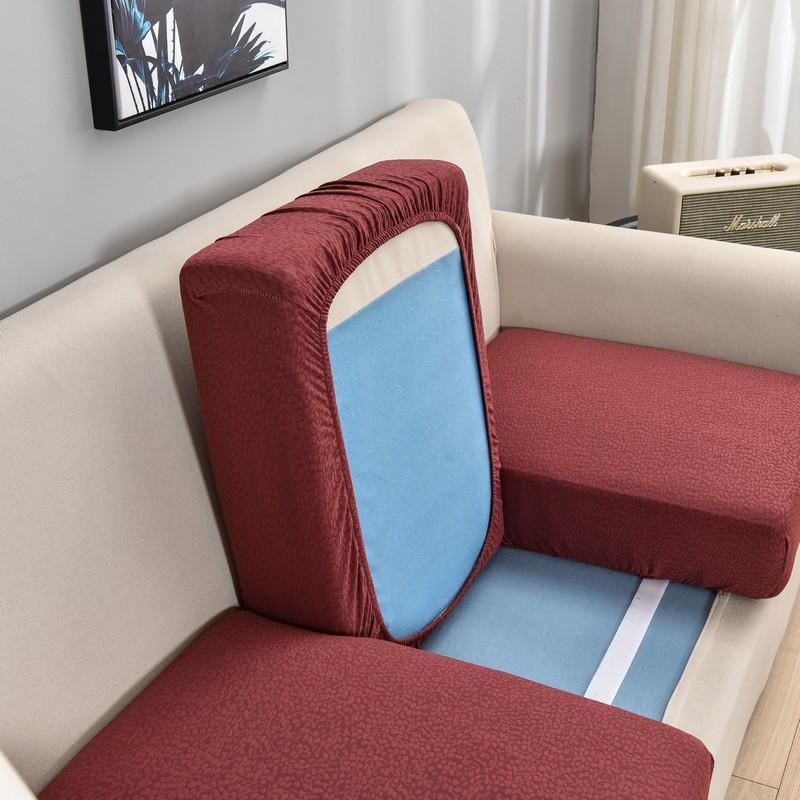 1/2/3/4 Seat Sofa Seat Cushion Cover for  Pets Kids Elastic Chair Cover Funiture Protector Thick Washable Removable Couch Slipcover Waterproof