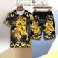 Men's Summer Chinese Style Men's Short Sleeve Short Sleeve Set Men's 3D Printed Short Sleeve Set