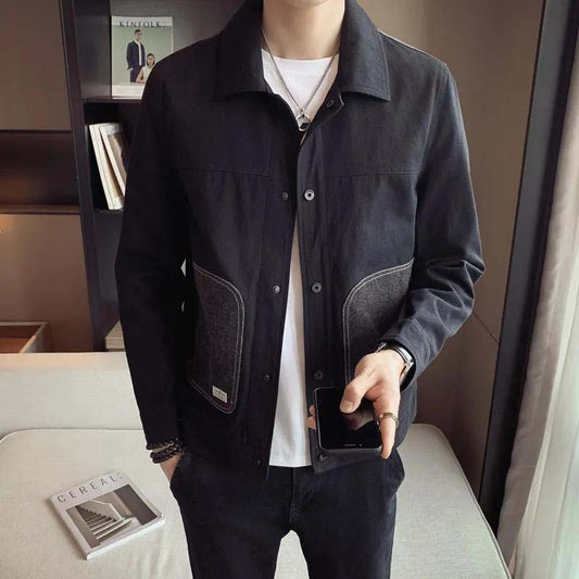 2021 Autumn New Coat Men's Popular Wilder Spelling Top Casual Men's Jacket