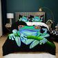 3D Digital Printing Pillow Socket Three-piece Bedding Set Funny Style Double Bed Home Bedding