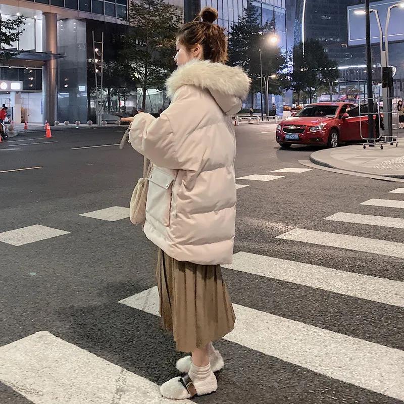 Women's Winter Korean Style Bread Coat Loose Padded Down Coat Jacket