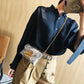 Retro Snakeskin Pattern Small Waist Bag Female Leisure Shopping Bag Chain Slung Original Mini Waist Bag Mobile Phone Bag