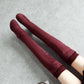 Autumn Winter Increase Wedge Heel Over Knee Boots Women's Stretch Suede High Boots