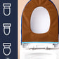 Toilet Seat Toilet Pad Universal Waterproof Toilet Sticker with Handle Polar Fleece Cotton Soft