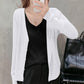 V-neck Bottoming Shirt Coat Slimming Cardigan Ladies Shirt Sweater