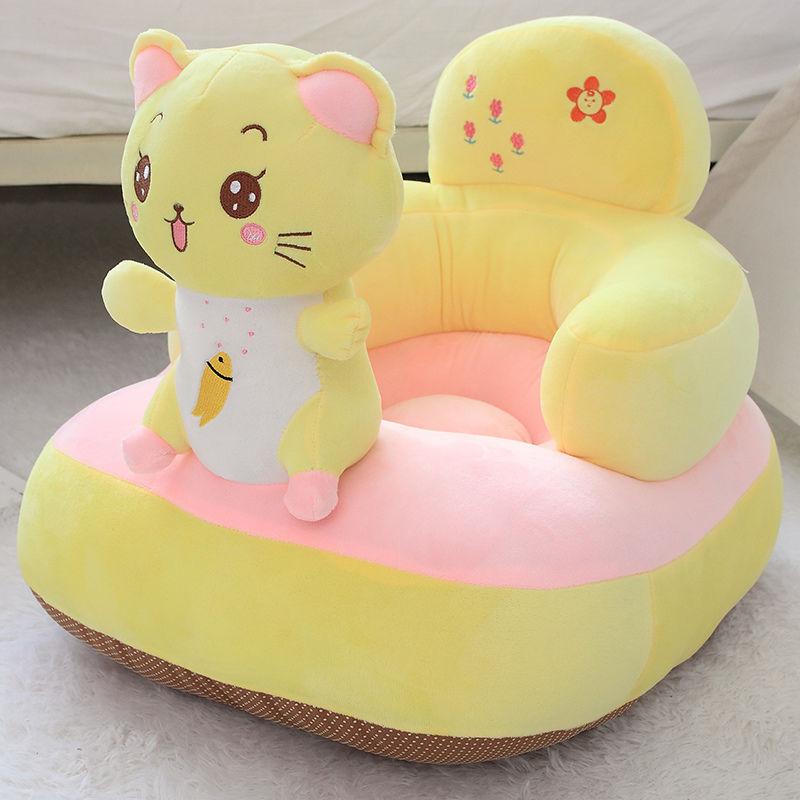 4 Months-4 Years Old Children Seat High Elastic Sponge Thicker and Softer Plush Baby Sofa Bedroom Living Room Baby Room