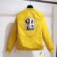 Women's Baseball Uniform Jacket Spring and Autumn 2021 Spring Loose Casual All-match Top