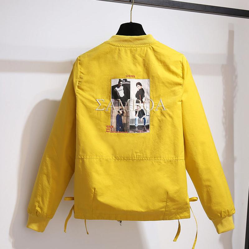 Women's Baseball Uniform Jacket Spring and Autumn 2021 Spring Loose Casual All-match Top