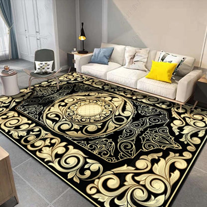 Big Size Persian Carpet Living Room Coffee Table Carpet Rectangle Ground Mat Classical Home