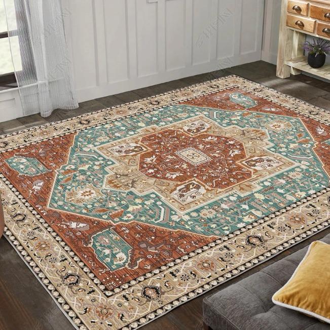 Persian Carpet Livingroom Carpet Bedroom Sofa Coffee Table Rug Luxury European Floor Mat Study Room