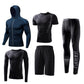 5Pcs Men's Gym Sportswear Running Track Suits Male Outdoors Suit Men Outdoor Jogging Sportswear