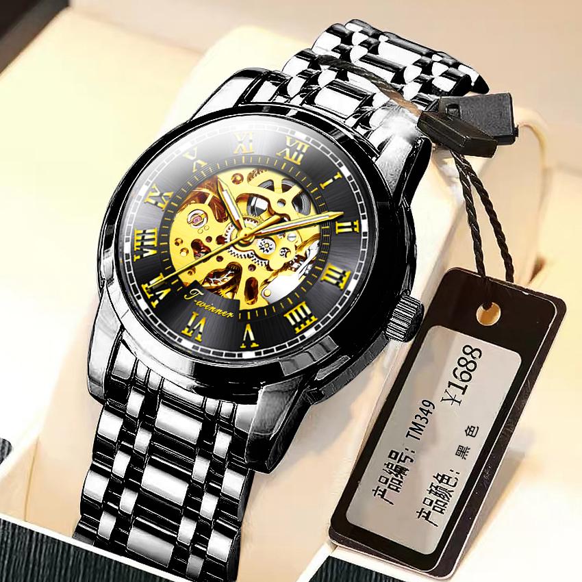 Mechanical Watches Men Tourbillon Automatic Watch Business Waterproof Watch