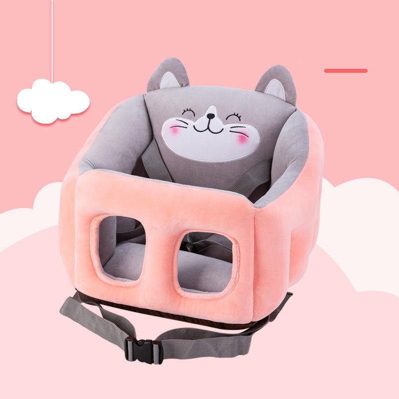 Baby School Seat Dining Chair Safety Belt Anti-fall and Anti-rollover Infant Chair Sofa Thickened Sponge Cartoon Style