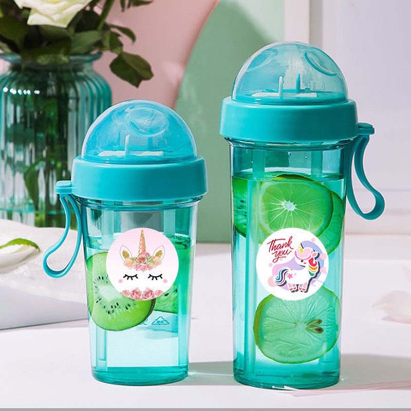 500 Stickers/roll Children Cartoon Animal Stickers Cute Reward Label Kindergarten Teacher Encouragement Supplies