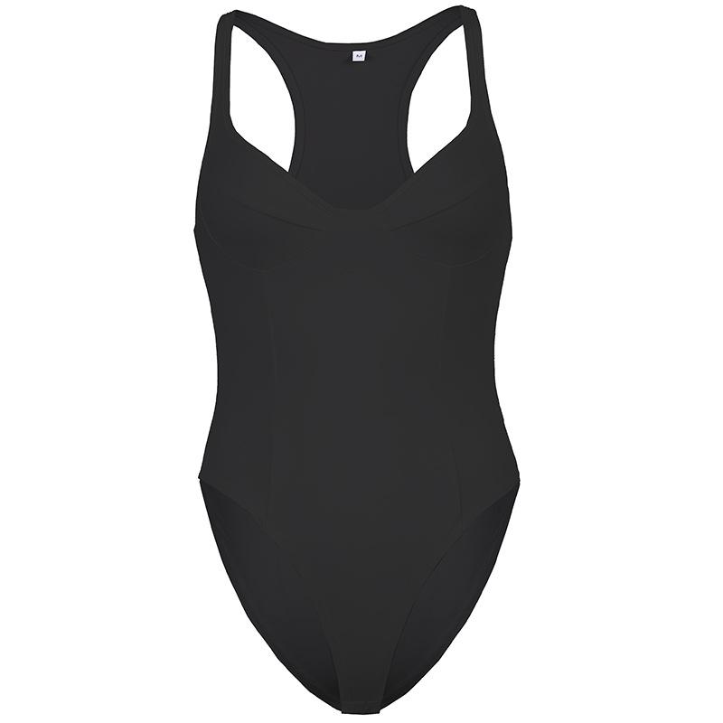Solid Backless Top Bodysuit Women Sleeveless Skinny Bodies High Waist One Piece Sexy Club Bodies Top Femme Crotch Beachwear