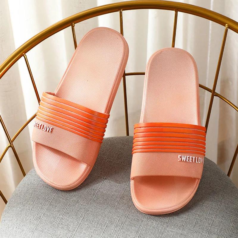 Summer Men's and Women's  Slippers Soft-soled Outwear Couples Non-slip Indoor Slippers