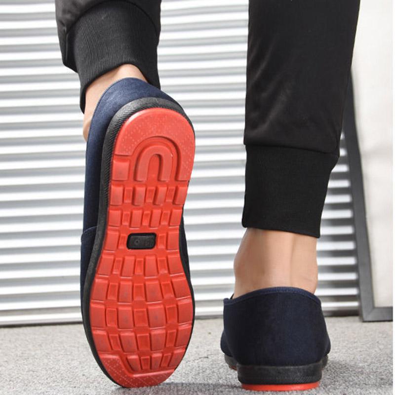 Winter Cloth Shoes Men's Cotton Shoes Thickened Non-slip Wear-resistant Peas Shoes Casual Shoes