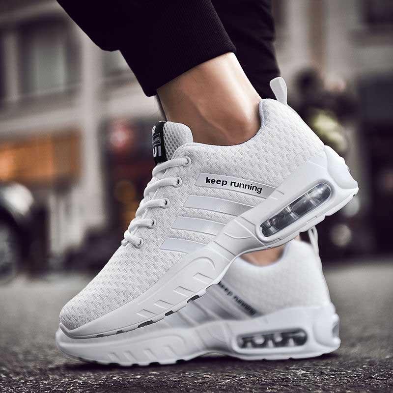 39-47 Men Mesh Sneakers Wear-resistant Outdoor Basketball Shoes Deodorant Lightweight Running Shoes