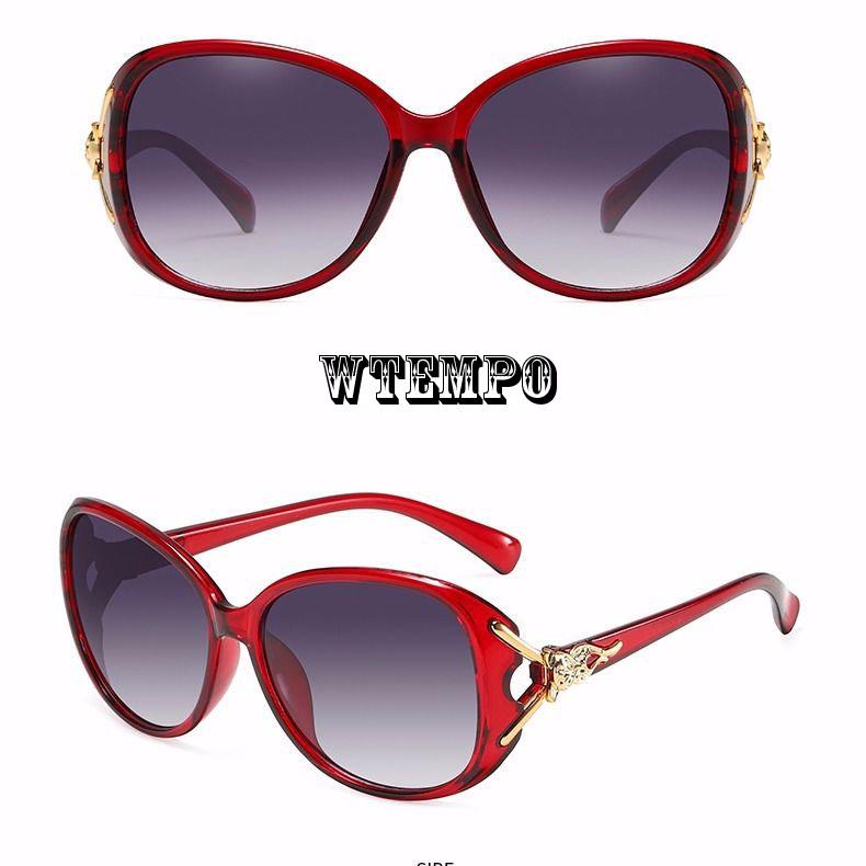 WTEMPO Polygonal sunglasses round face men and women frog mirror retro fashion sunglasses