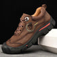 Autumn and Winter New Outdoor Hiking Shoes Men's Leather Breathable Sports Casual Leather Shoes Men's Anti-skating Shoes