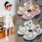 Girls' Sandals  Summer Big Children's Fashion Sports Soft-soled Sandals Little Princess Girls' Shoes Breathable Lightweight