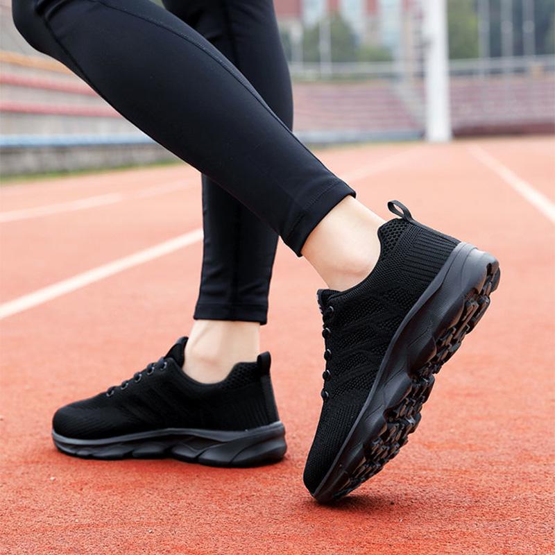 Women's Spring and Autumn Breathable Lightweight Sports Shoes Middle-aged and Elderly Soft-soled Leisure Travel Shoes
