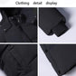 Stand-up Collar Hooded Down Jacket Padded Jacket Women Fall/winter Loose Padded Jacket Women Long Over-the-knee Padded Jacket Straight Slim Coat