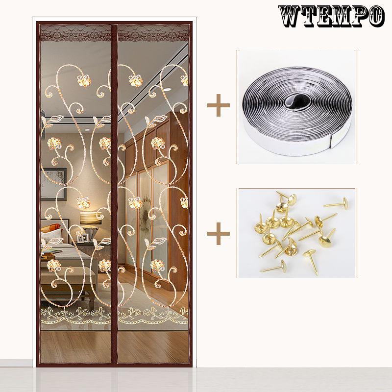 Curtain Velcro High-grade Magnetic Screen Door Home Bedroom Partition Curtain