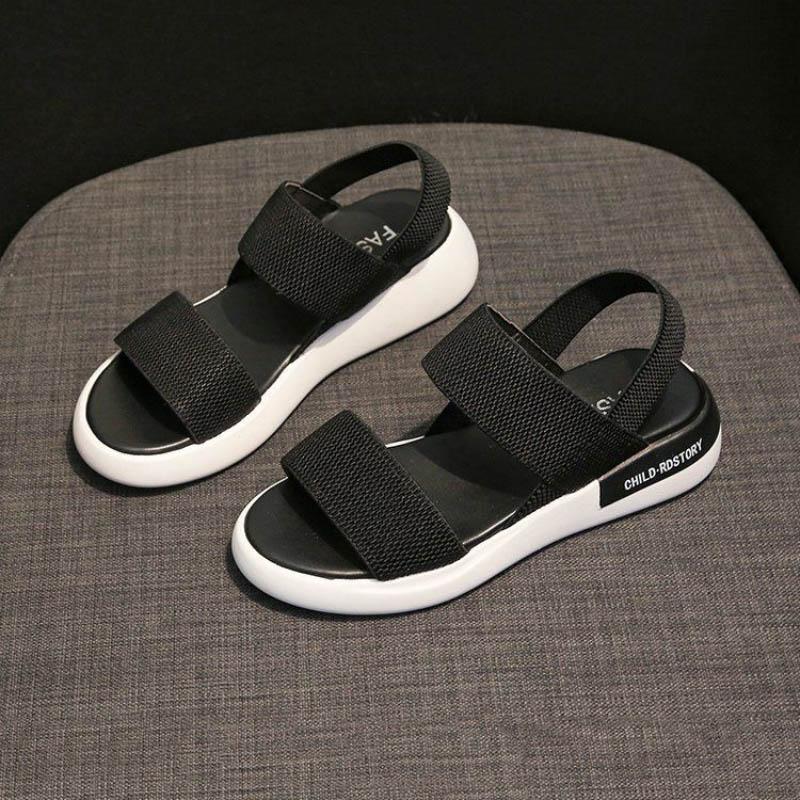 Korea Style Fashion Beach Sandals Female Rome Sandal Platform Buckle Summer Shoes Woman Preppy Sandalias Footwear