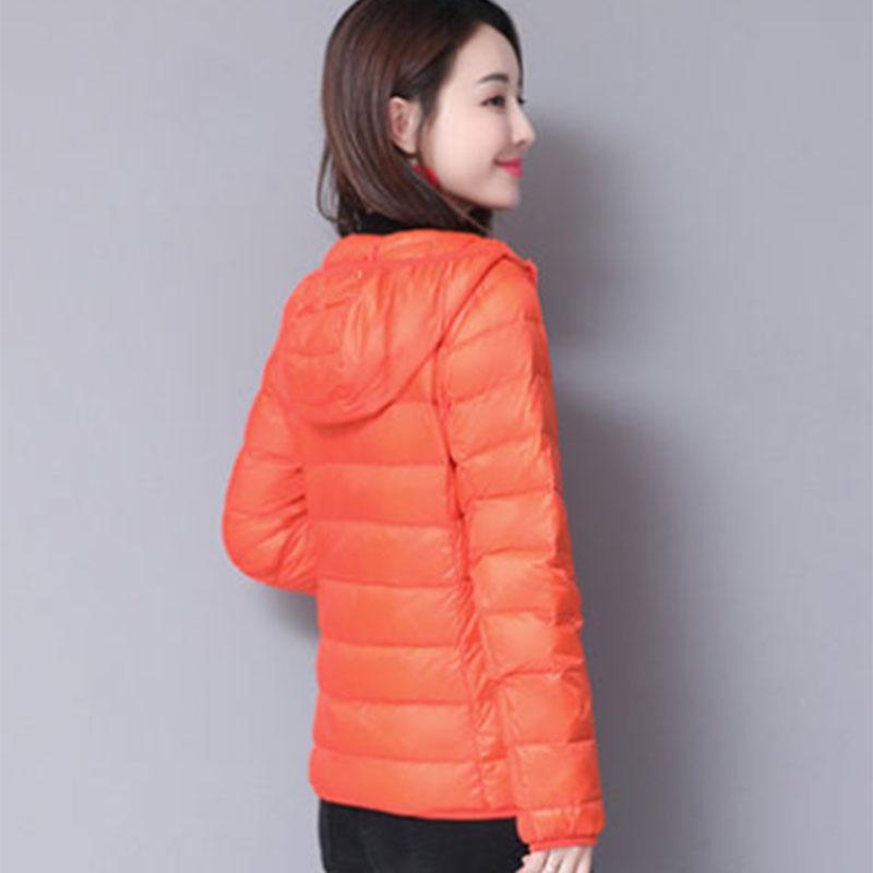 Women's Short Coat Loose Winter Cotton Jacket Plus Size Outwear Hooded Cotton Padded Jacket Pure Color