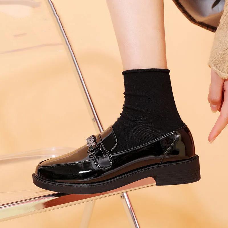 Summer Women's British Style Leather Shoes Trendy All-match Japanese Shoes Fashion Ladies Loafers