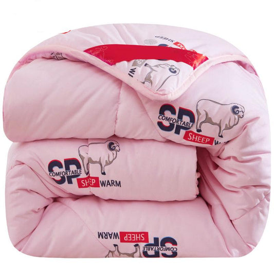 Wool Quilt Thickened Four Seasons Quilt Core Warm Quilt Winter Quilt Single Double Quilt