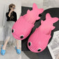 Puffer Fish Slippers Female Home Fashion 2020 Korean Version Wild Fish-shaped Slippers Indoor and Outdoor Soft Bottom Girlfriends Sandals and Slippers