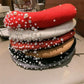 Women's Wool Beret Autumn Casual Pearl Rivet Solid Color Beret