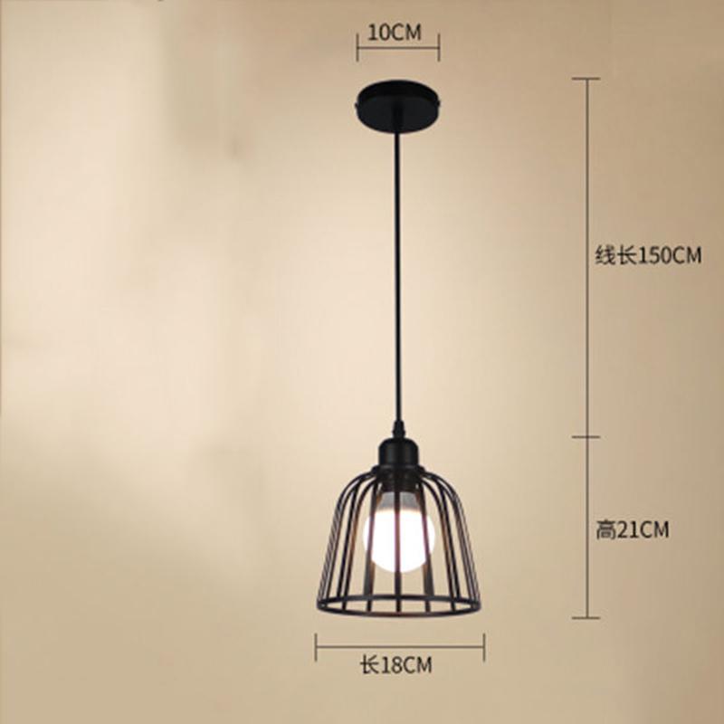 Industrial Wind LED Pendant Lamp Nordic Lamp Home Decor Hanging Lamp Loft Lighting Kitchen Fixtures