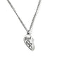 Best Friends Alloy Heart Pendant Honeycomb Love Stitching Pendant Lettering Necklace