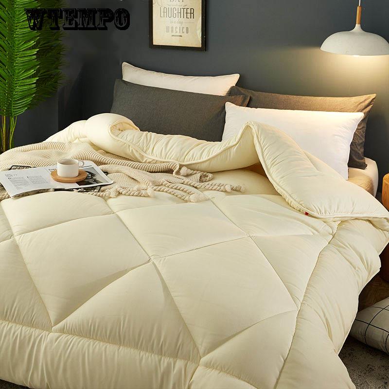 Quilted Quilt Fashion Print By Bedding Quilt Comfort Thickening Warm Core Home Dormitory