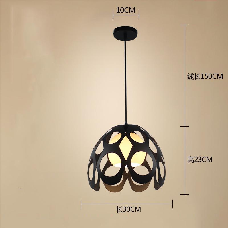 Industrial Style LED Pendant Light Creative Drop Light for Home Decoration Shop Bar with Warm Lamp