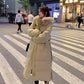 Elegant Long Plus Size Women's Down Jacket Winter Plus Down Plus Thick Warm Cute Duck Down Jacket