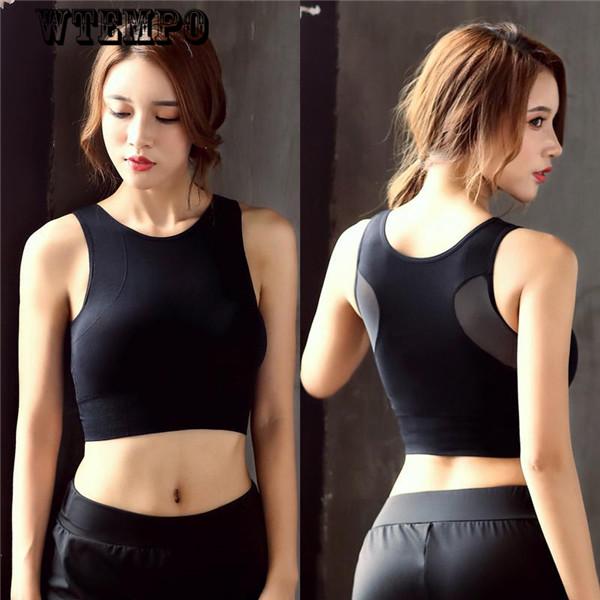 Breathable Sports Bras Women Quick Dry Padded Sports Top For Fitness Yoga Running Gym Seamless Sport