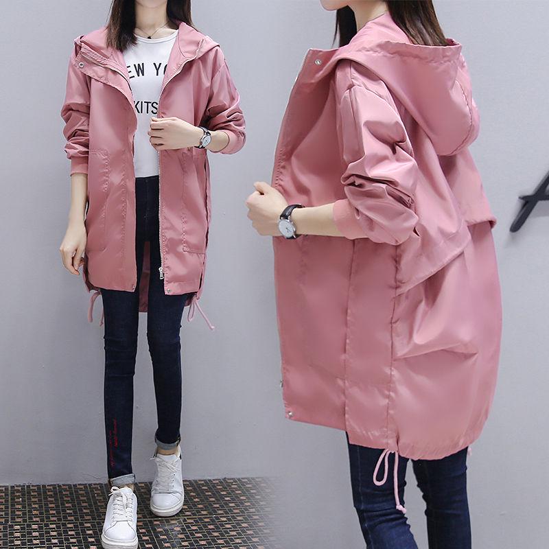Women Fashion Holiday Comfortable Loose Trench Coat Professional  Temperament Solid Girls  Outdoor