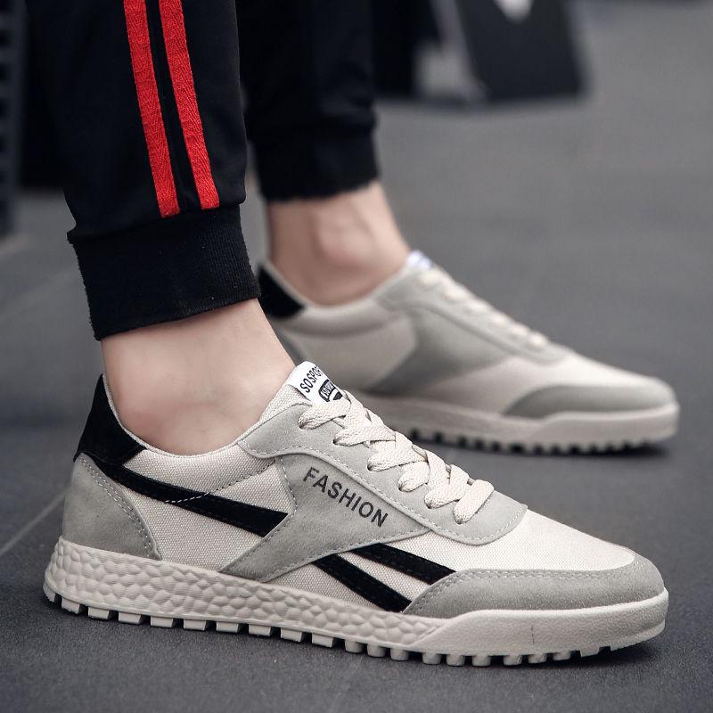 Summer Men's  Shoes Breathable Outdoor Lace Up Casual Sports Shoes Sole Shock Absorption