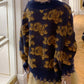 Autumn Winter V-neck Knitted Sweater Hollow Jacquard Design Long Sleeve Casual Fashion Pullover Thickening