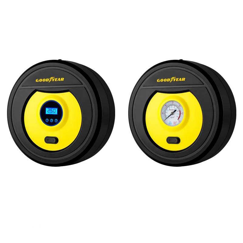 Car Air Pump Car Portable Digital Display Preset Tire Pressure Automatic Charging and Stopping Inflator Pump Mechanical Pointer Plate