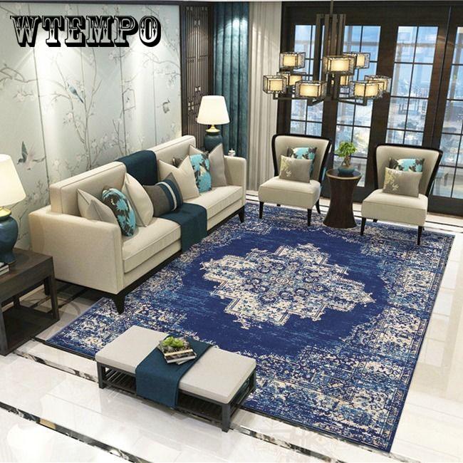 Carpet geometric Indian Rug  plant Morocco Modern contemporary design Nordic Pastoral style