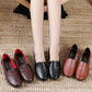 Women's Shoes Spring and Autumn Cream Soft Sail Shoes Female Place In The Elderly Single Shoes
