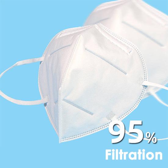 KN95 Face Mask Anti Dust Bacterial N95 Mask 4-Layer PM2.5 Dustproof Protective Filtration  95%  KN95