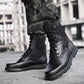 Men's Autumn and Winter Ultralight and Breathable Combat Boots High-top Martin Boots Men's Tooling Leather Boots Combat Training Boots