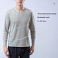 Men's Autumn Ice Silk Long-sleeved T-shirt Thin Cooling Quick-drying Sports Breathable Sunscreen Long-sleeved T-shirt Mesh Bottoming Shirt